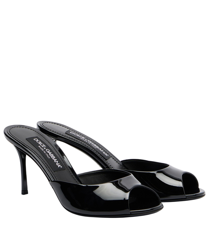 Photo: Dolce&Gabbana Keira patent leather mules