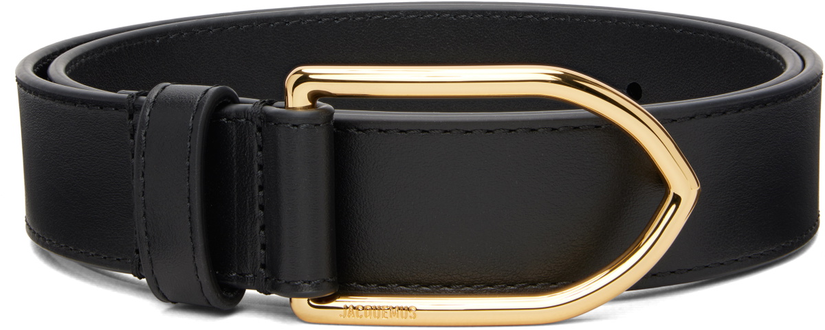 JACQUEMUS Black 'The Bambino' Belt