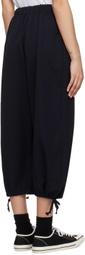 Comme des Garçons Girl Navy Drawstring Trousers