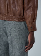 Saint Laurent Double Breasted Leather Jacket