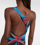 Louisa Ballou - Plunge one-shoulder minidress