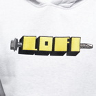 Lo-Fi Men's Screw Logo Hoody in Ash Grey