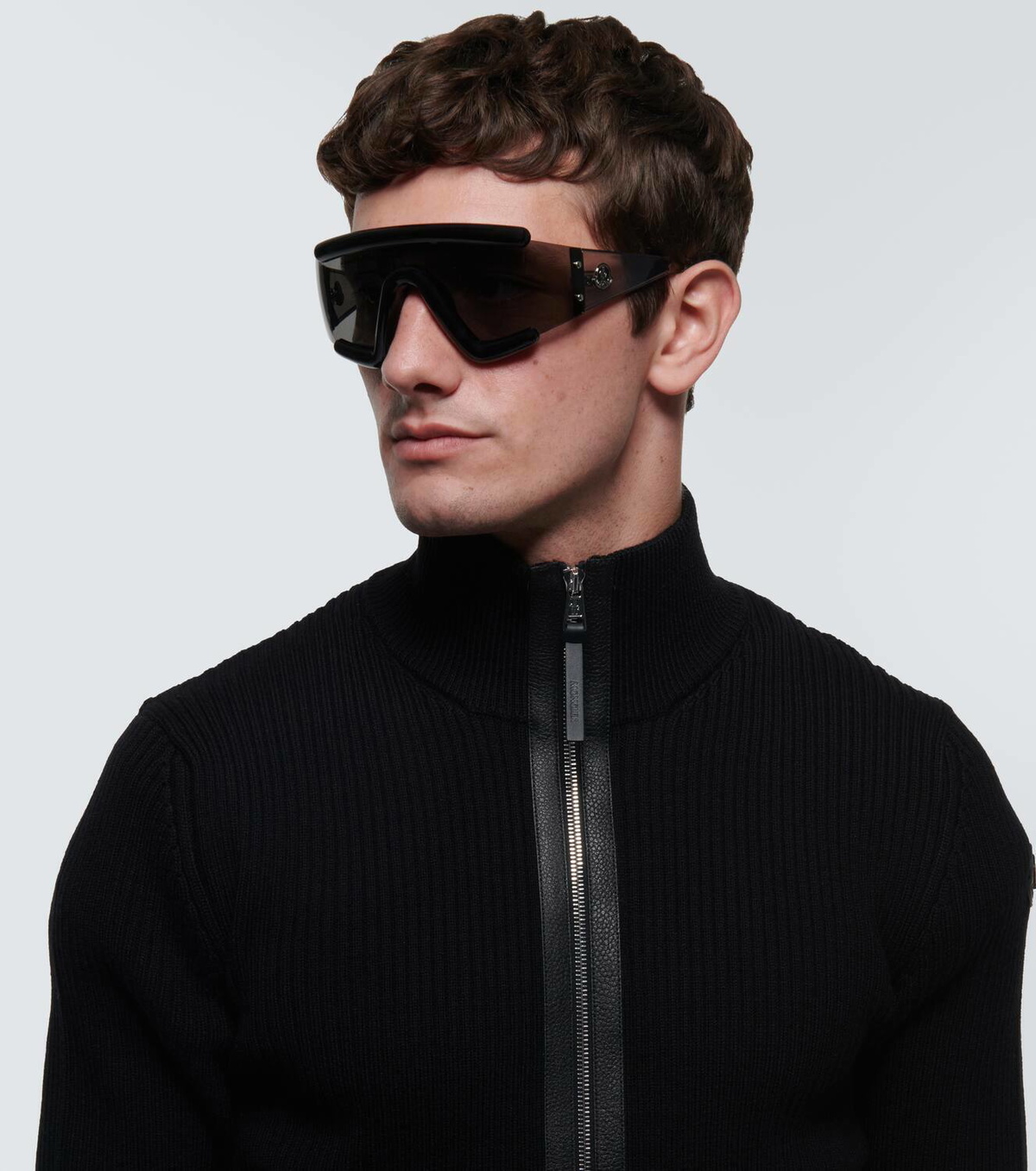 Moncler cheap shield sunglasses