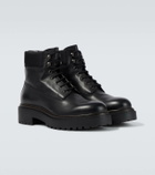 Prada Leather and Re-Nylon ankle boots