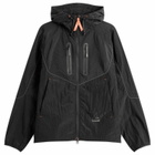 and wander Men's x ROA Ripstop Wind Jacket in Black