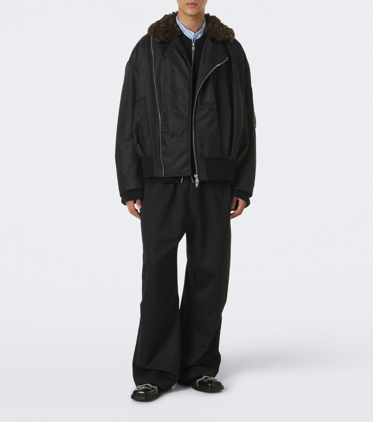 Simone Rocha Asymmetric blouson jacket