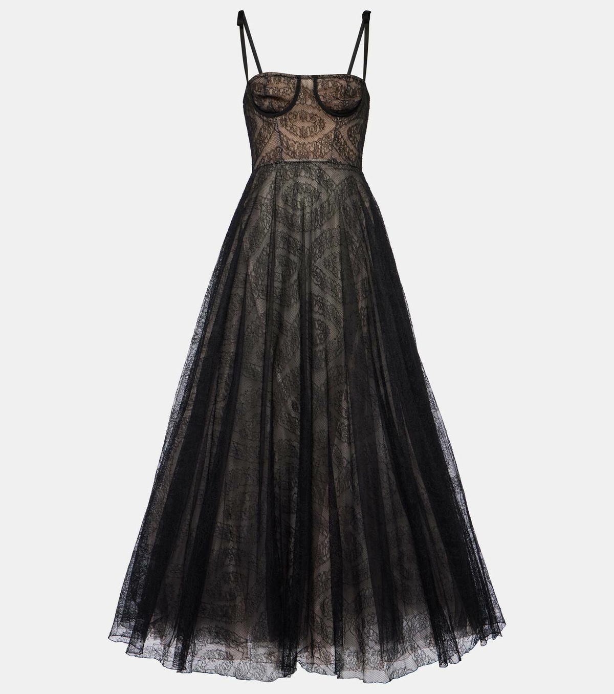 Giambattista Valli Bow-detail lace gown Giambattista Valli