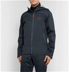 Rab - Kinetic Alpine Slim-Fit Panelled Ski Jacket - Black