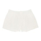 Jacquemus White Linen Le Calecon Boxers