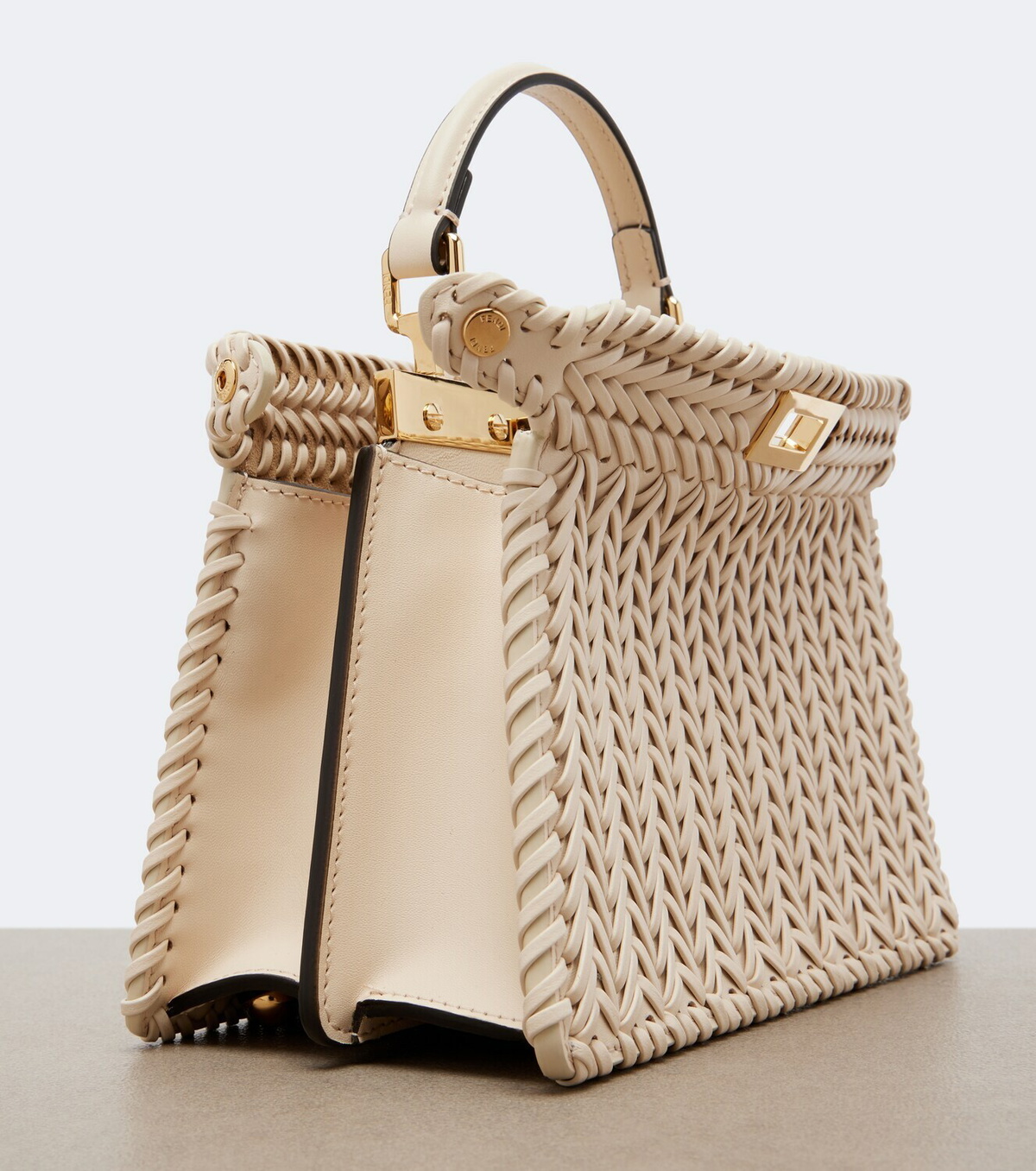 Fendi Peekaboo® Petite leather top-handle bag