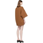 MM6 Maison Margiela Brown Neoprene Mindress