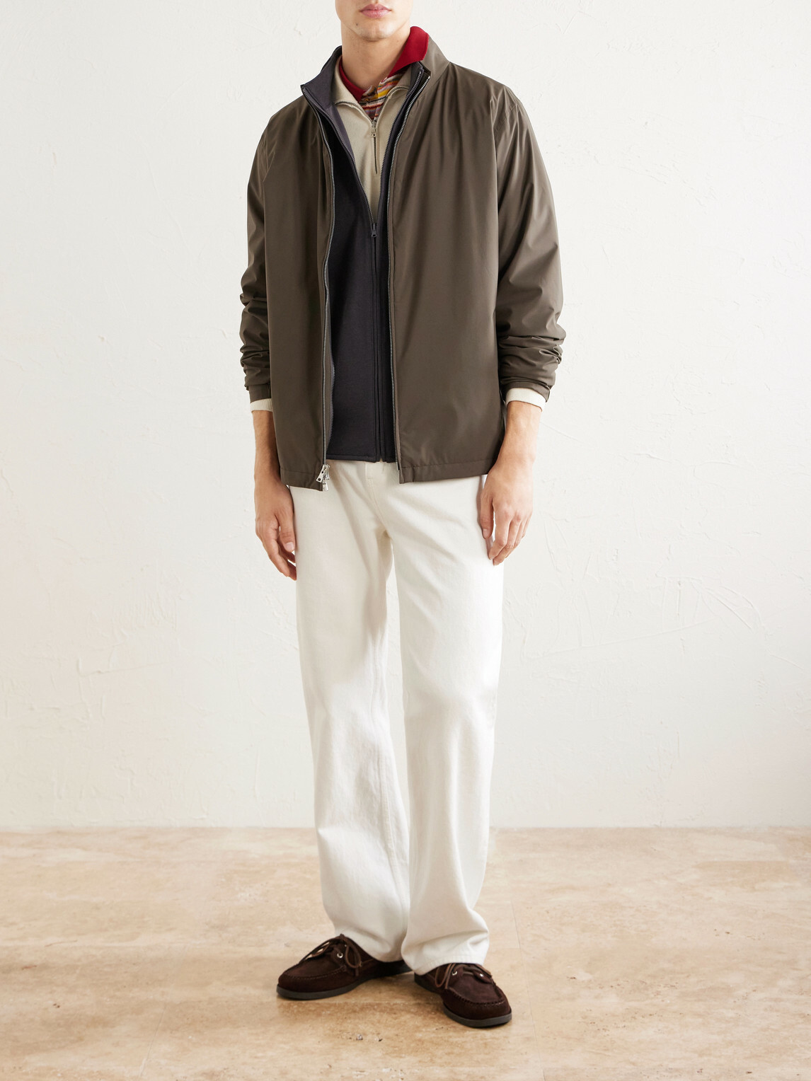 Peter Millar - Ryder Recycled-Shell Jacket - Brown