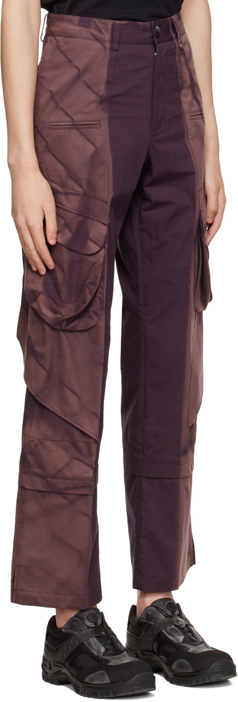 JiyongKim Purple Layered Cargo Pants
