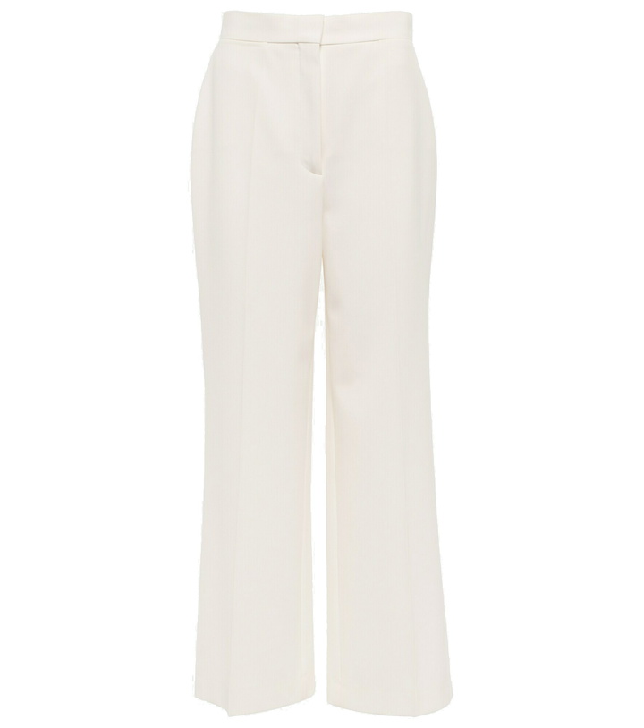 Photo: Stella McCartney - High-rise wide-leg twill pants