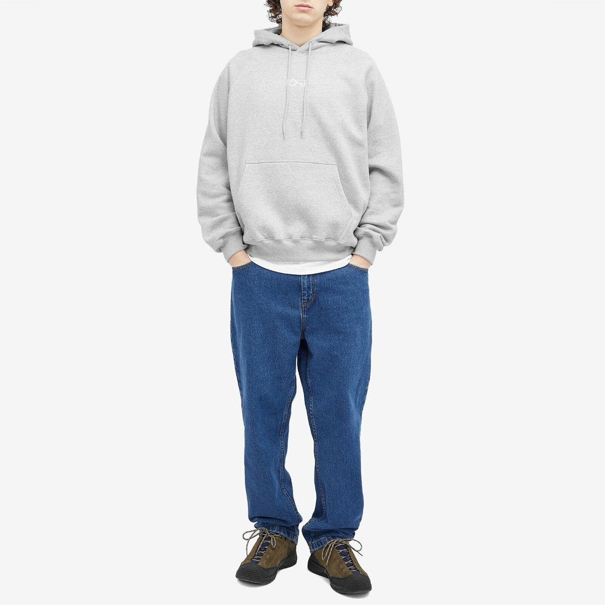 Polar Skate Co. Men's Default Hoodie in Heather Grey