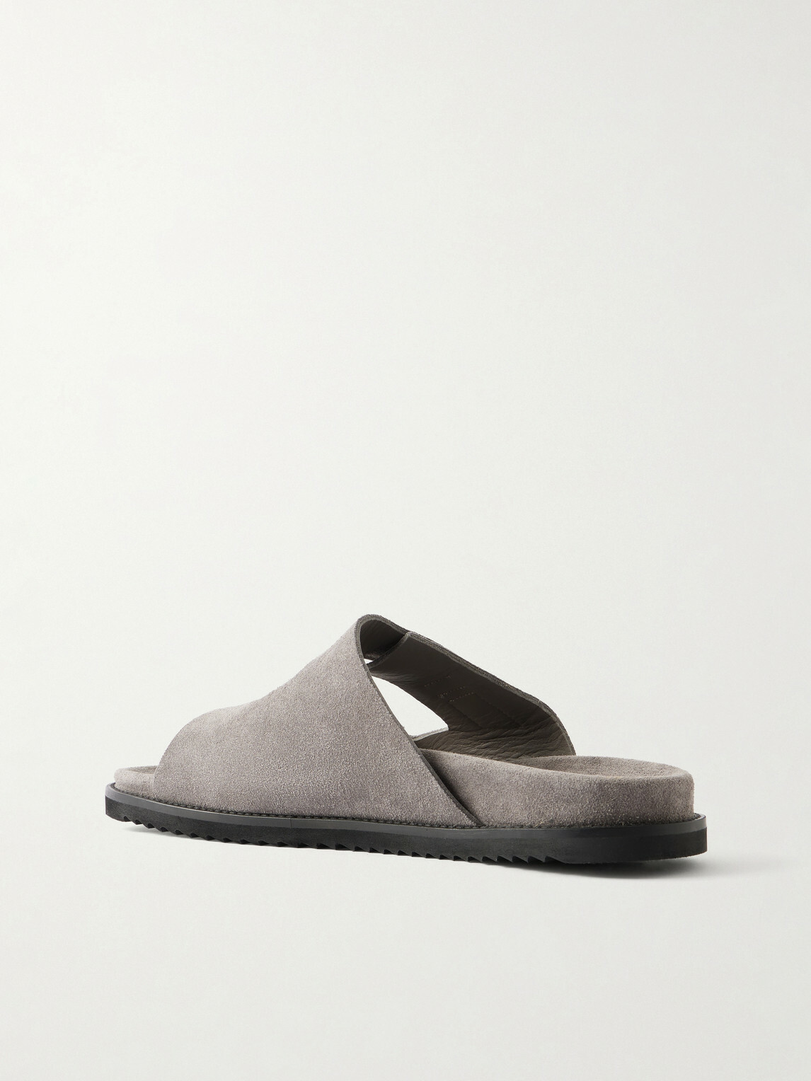 Mr P. - Suede Slides - Gray