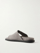 Mr P. - Suede Slides - Gray