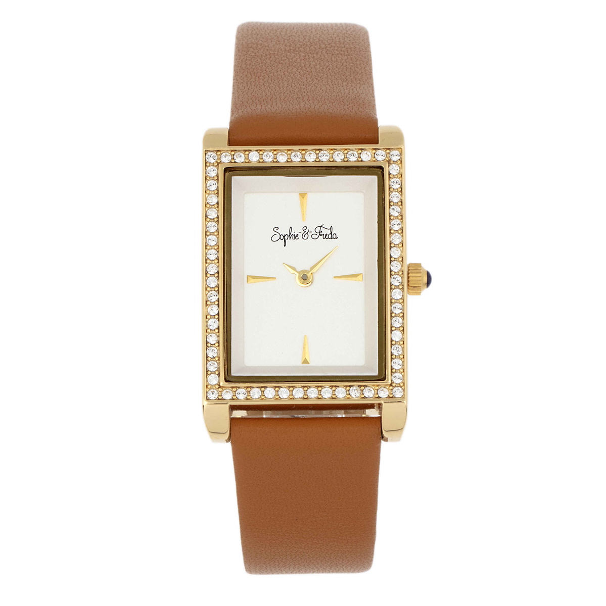 Sophie And Freda Wilmington Quartz Crystal Silver Dial Ladies Watch SF5605