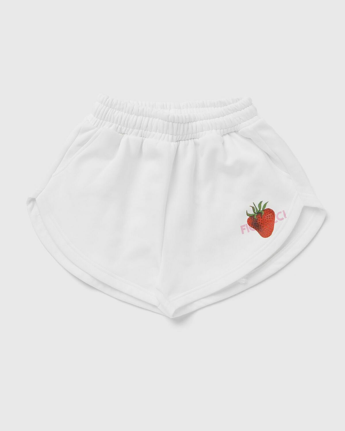 Fiorucci Strawberry Shorts White Casual Shorts