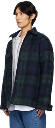 Bless Navy & Green N°80 Woodhacker Shirt Jacket