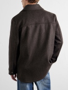 A.P.C. - Marcel Wool-Blend Felt Overshirt - Brown