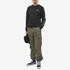 Sci-Fi Fantasy Men's Long Sleeve Logo T-Shirt in Black