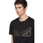 Fendi Black Bag Bugs Eyebrow T-Shirt