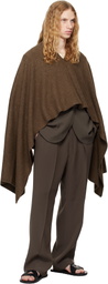 RAINMAKER KYOTO Brown Stole Poncho