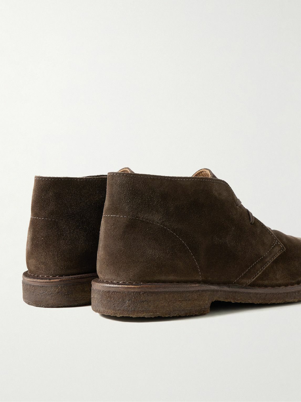Drake's - Clifford Suede Desert Boots - Brown