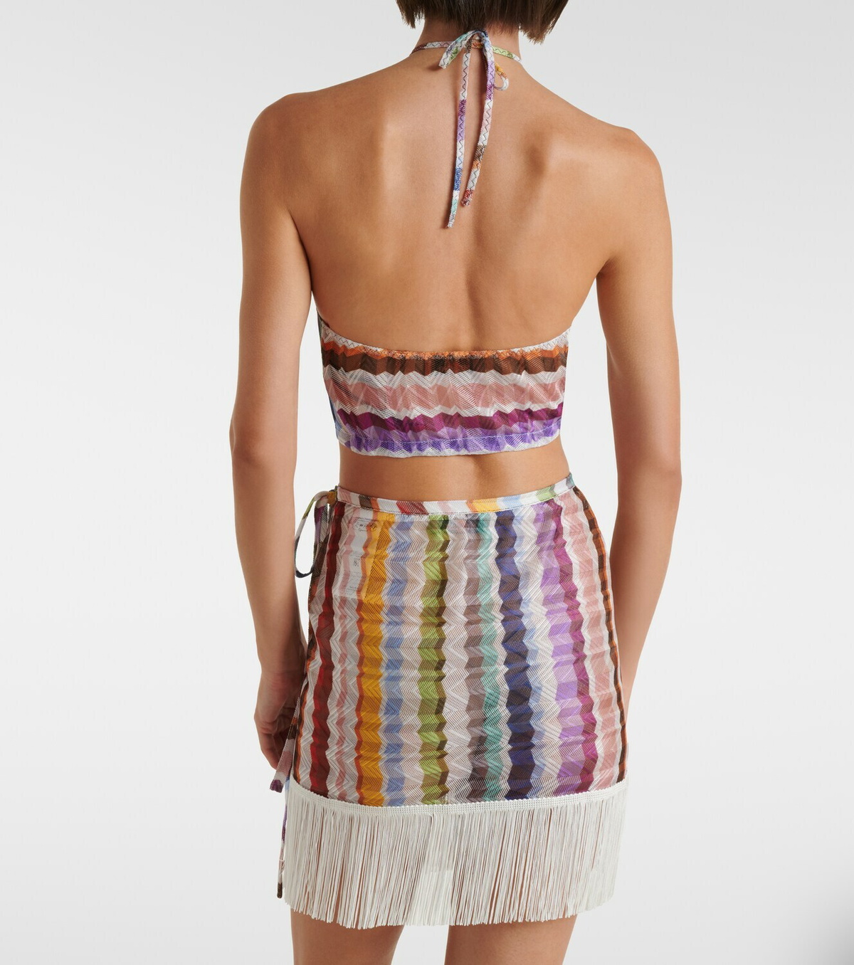 Missoni Halterneck crop top
