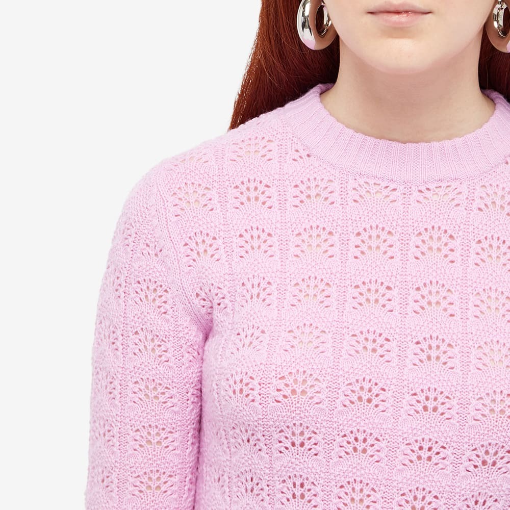 Sportmax Women's Long Sleeve Angio Sweater in Pink Sportmax