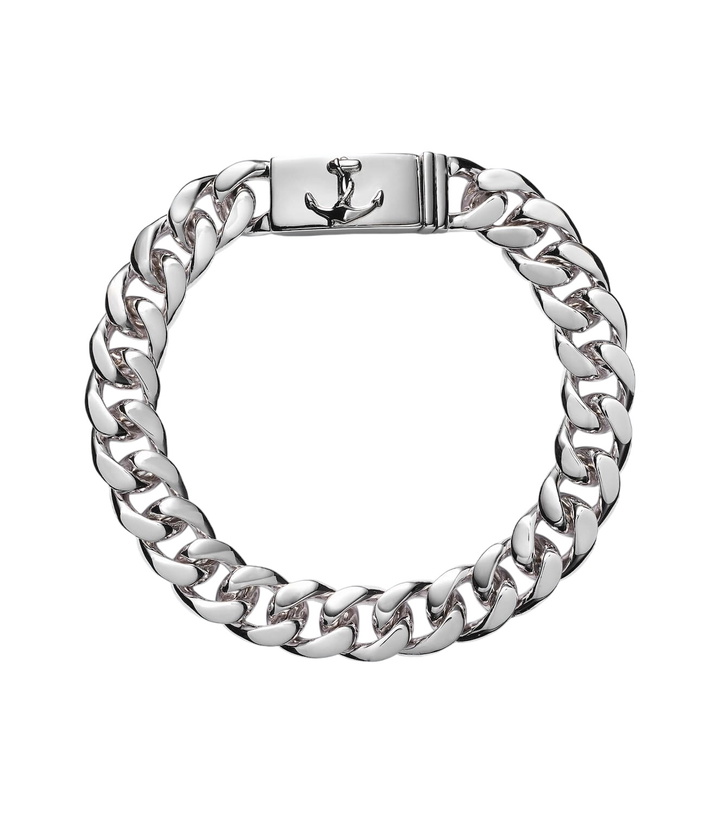 Photo: Mateo Anchor Lock sterling silver chain bracelet