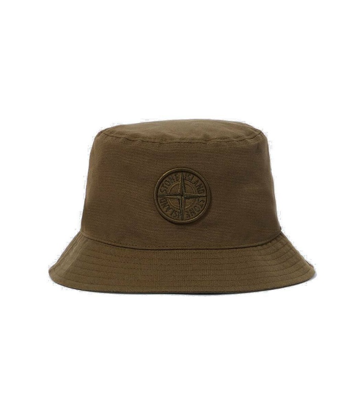 Photo: Stone Island Compass cotton bucket hat