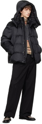 Burberry Black Puffer Down Jacket