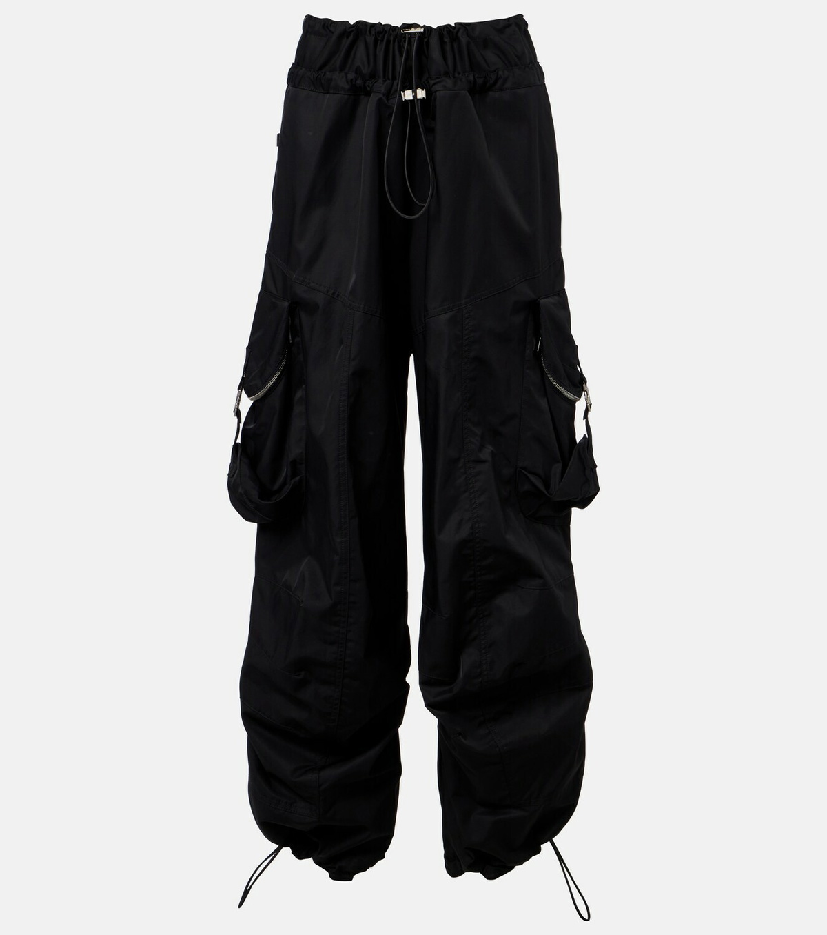 The Attico Cotton-blend cargo pants
