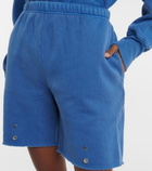 Les Tien - Snap Front cotton shorts