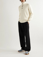 TOM FORD - Ribbed Wool and Silk-Blend Rollneck Sweater - Neutrals