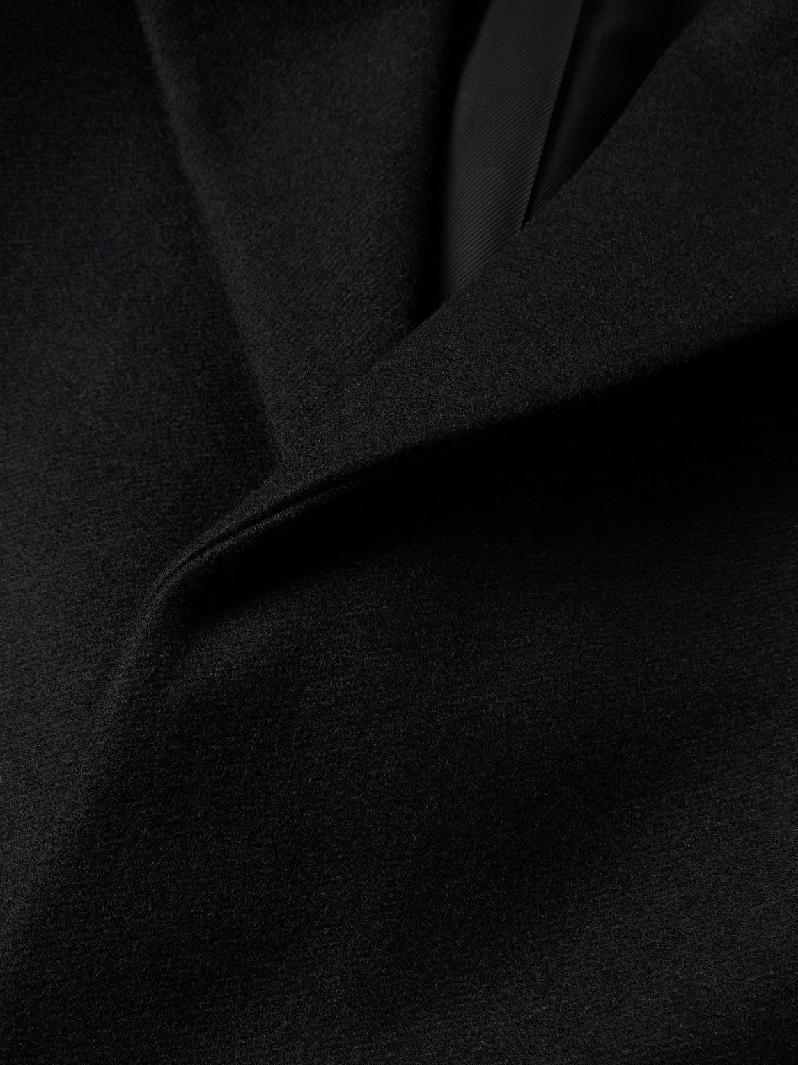 Marni - Oversized Logo-Embroidered Virgin Wool-Felt Coat - Black Marni