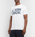 Hartford - Listen Local Printed Cotton-Jersey T-Shirt - White