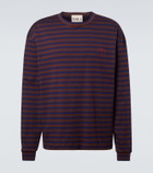 Plan C Striped cotton jersey T-shirt
