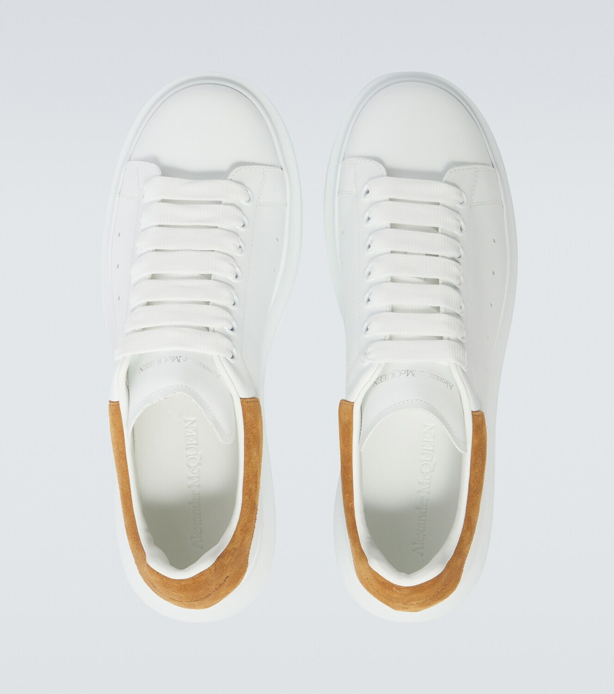 McQueen Oversized leather sneakers