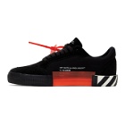 Off-White Black and Pink Low Vulcanized Sneakers