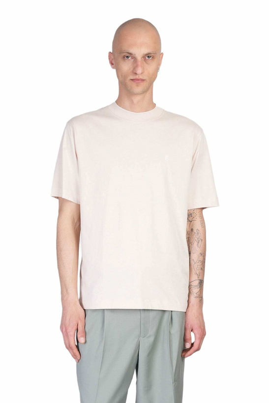 Photo: Études T-shirt In Beige Cotton