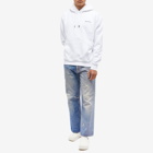 Jacquemus Men's Embroidered Logo Hoody in White