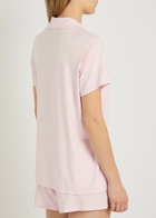 Skims Logo-embroidered Stretch-modal Pyjama set Multicoloured