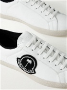 Moncler Genius - 8 Moncler Palm Angels Ryangels Terry-Trimmed Leather Sneakers - White