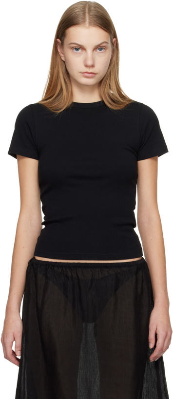 Photo: Matteau Black Rib Baby T-shirt
