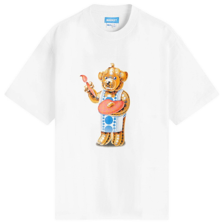 Photo: MARKET Men's Infinity Bear T-Shirt in White