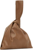 Nanushka Brown Jen Vegan Leather Clutch