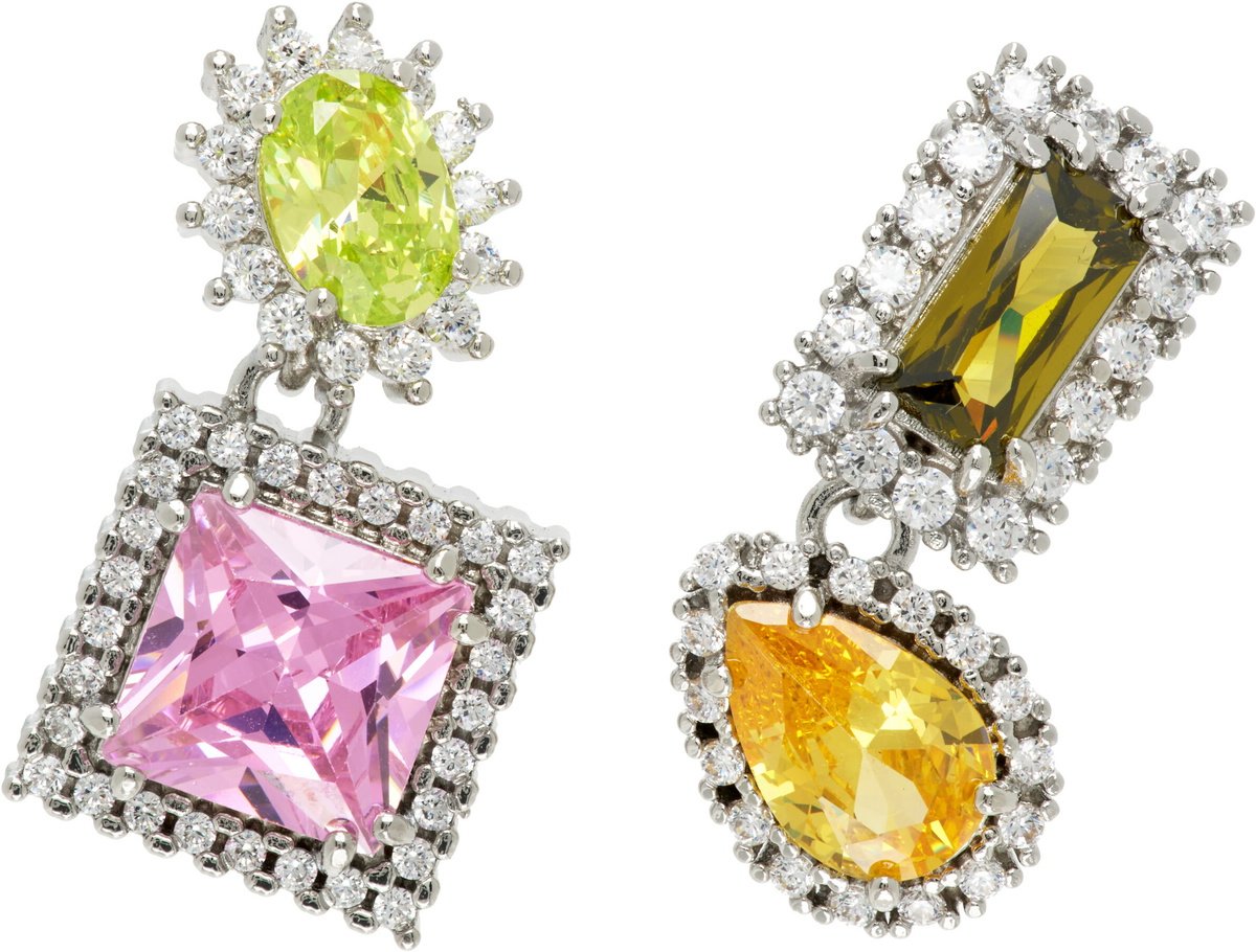 Maison Margiela Cluster Short Pendant Earrings